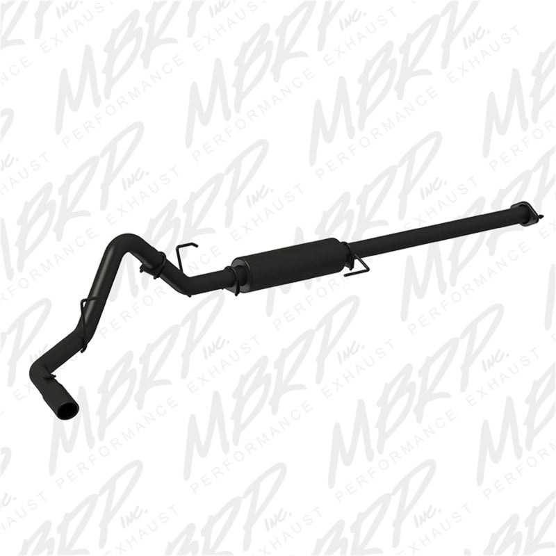 MBRP 2015 Ford F-150 2.7L / 3.5L EcoBoost 3in Cat Back Single Side Black Exhaust System Catback MBRP
