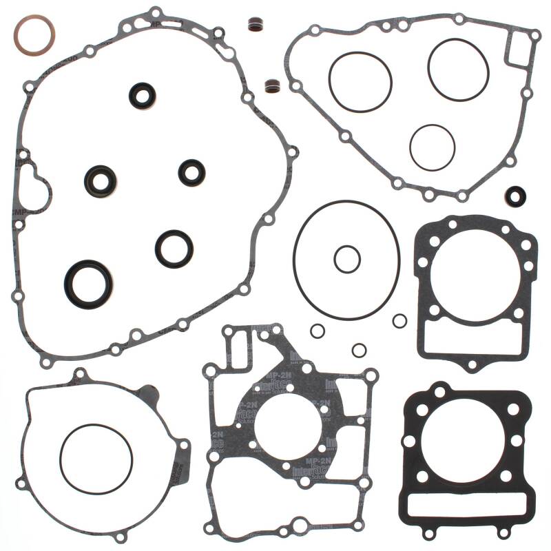 Vertex Gaskets 95-03 Kawasaki KEF300 Lakota Complete Gasket Kit w/ Oil Seals Engine Hardware Vertex Pistons