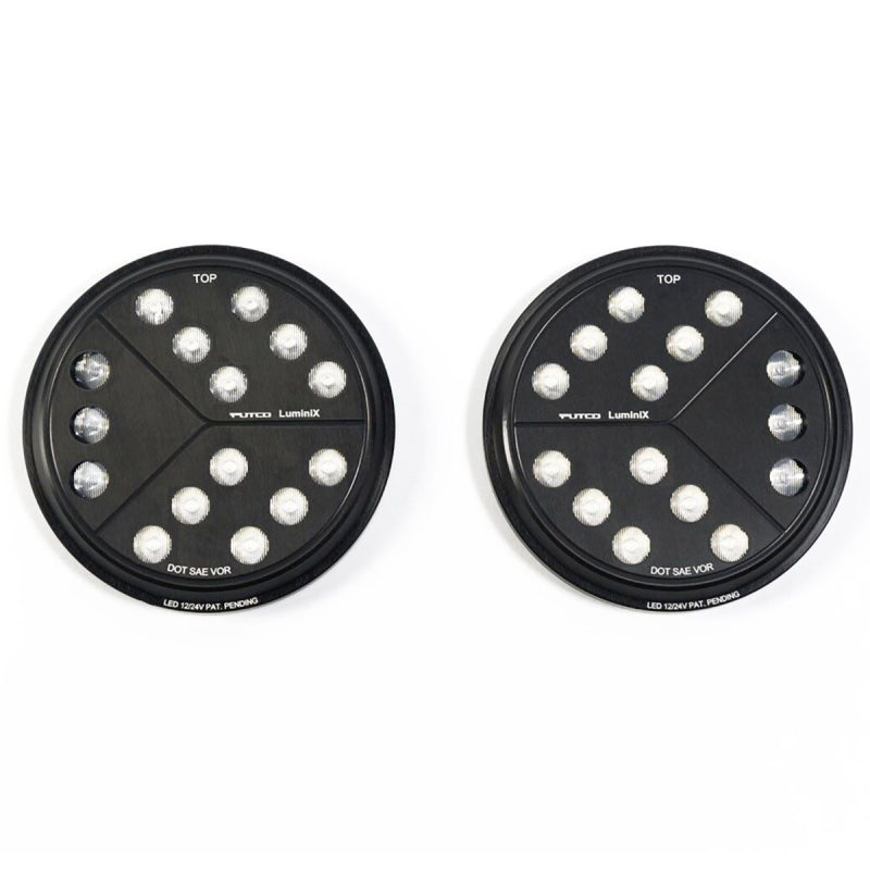 Putco 97-06 Jeep Wrangler TJ - Luminix High Power LED HeadLights - 1 (Pair) - 12000LM Light Bars & Cubes Putco