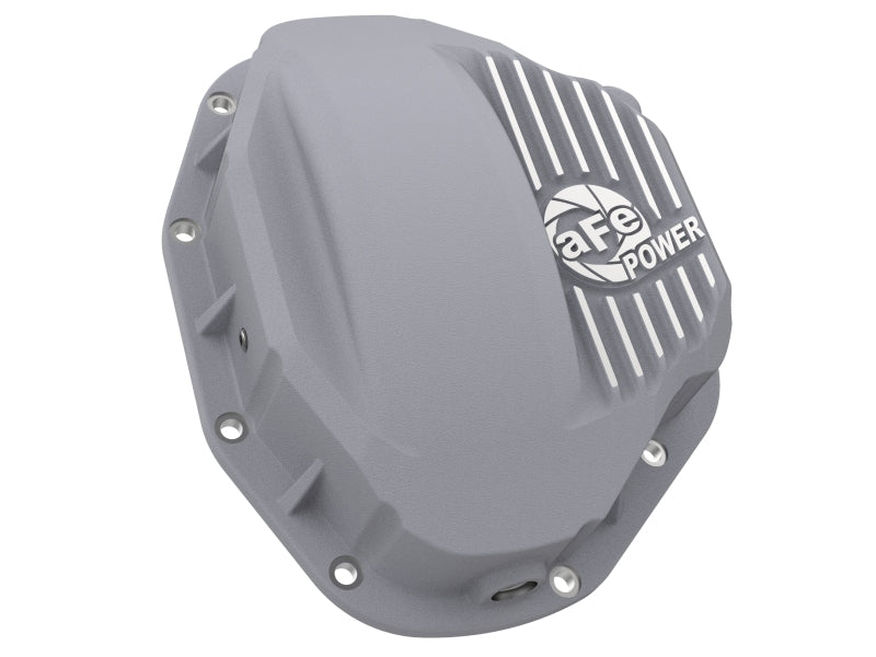 aFe Rear Differential Cover (Raw; Street Series); Dodge Diesel Trucks 94-02 L6-5.9L (td) Diff Covers aFe