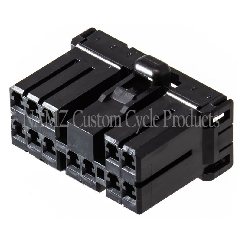 NAMZ AMP Multilock 12-Position Female Wire Plug Housing (HD 73164-96BK) Wiring Connectors NAMZ