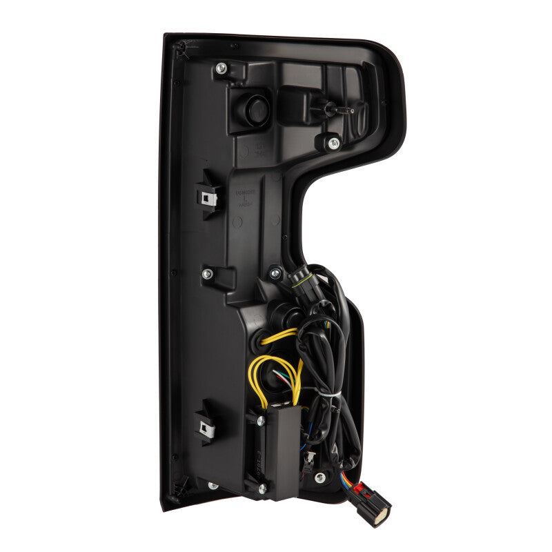 AlphaRex 19-24 Chevy Silverado 1500 / 20-24 2500HD/3500HD LUXX-Series LED Tail Lights Black Tail Lights AlphaRex