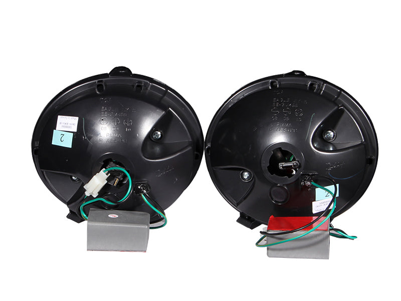 ANZO 2005-2010 Chevrolet Corvette LED Taillights Black 4pc Tail Lights ANZO