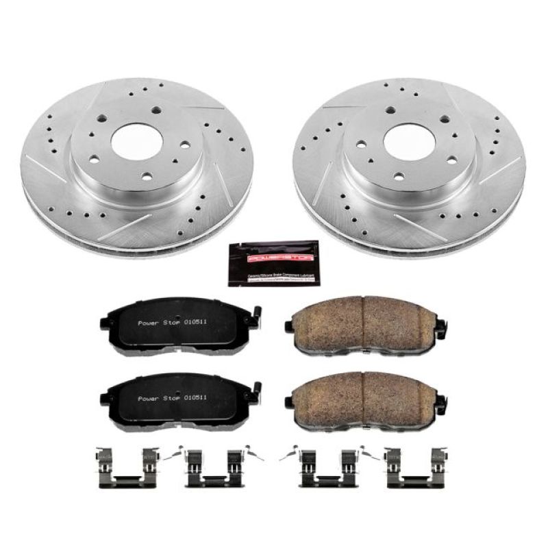 Power Stop 07-13 Suzuki SX4 Front Z23 Evolution Sport Brake Kit Brake Kits - Performance D&S PowerStop