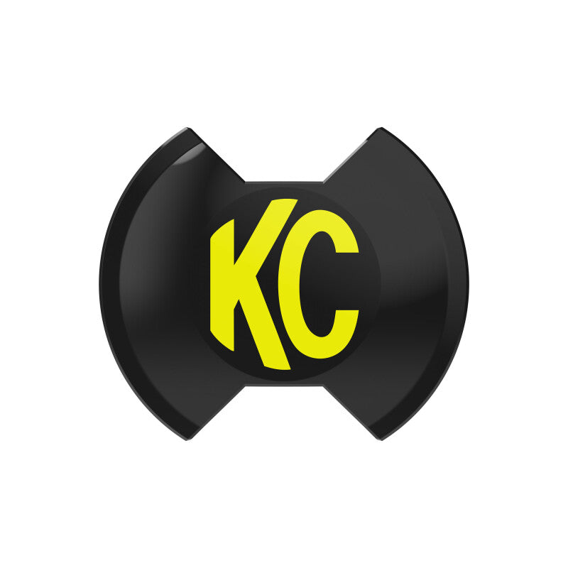KC HiLiTES SlimLite 8in. LED Light Cover (Cover Only) - Black Light Covers and Guards KC HiLiTES