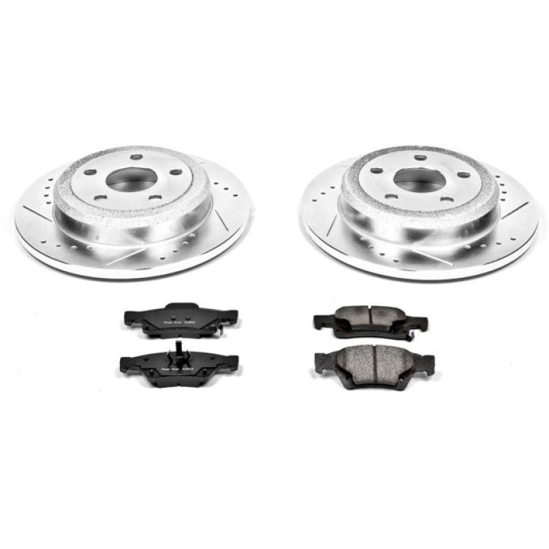 Power Stop 11-19 Dodge Durango Rear Z23 Evolution Sport Brake Kit Brake Kits - Performance D&S PowerStop