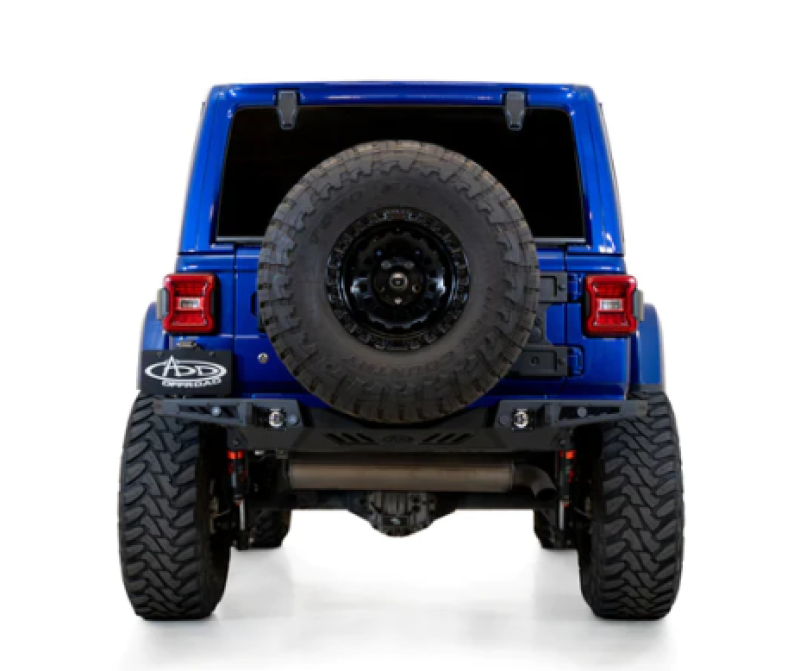 Addictive Desert Designs 18-23 Jeep Wrangler JL Stealth Fighter Rear Bumper Bumpers - Steel Addictive Desert Designs