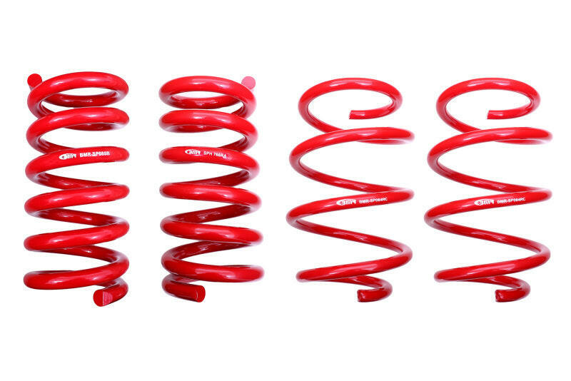 BMR 15-18 S550 Mustang Lowering Spring Kit (Set Of 4) - Red Lowering Springs BMR Suspension