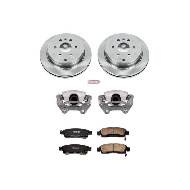 Power Stop 08-17 Buick Enclave Rear Autospecialty Brake Kit w/Calipers Brake Kits - OE PowerStop