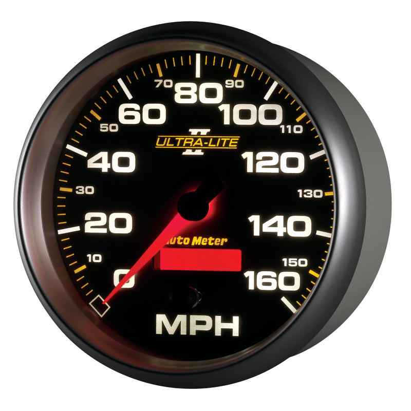 Autometer Ultra-Lite II 5 Inch 160 MPH FSE Programmable Speedometer Gauges AutoMeter