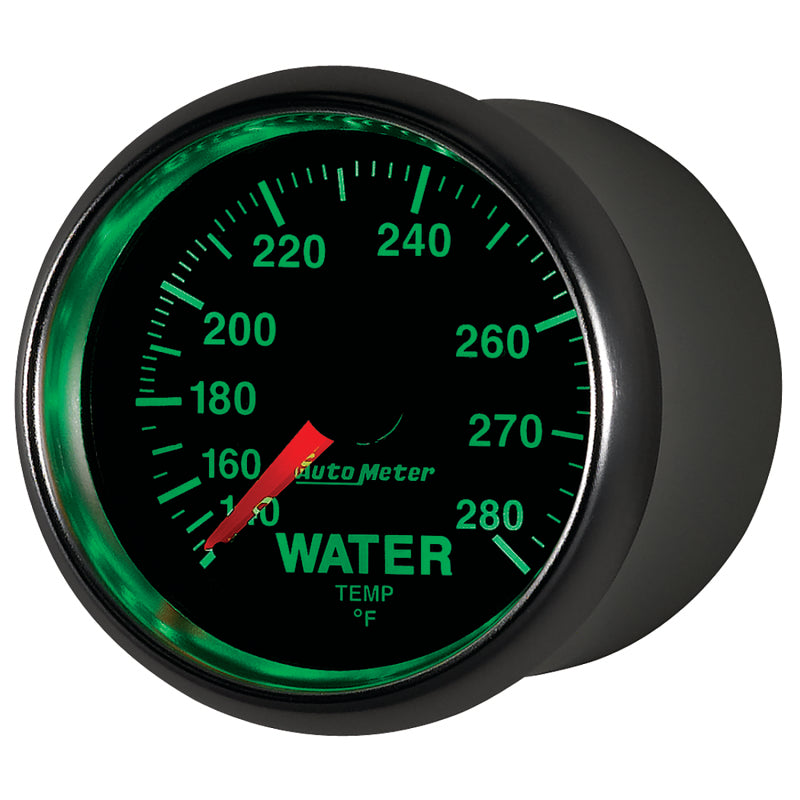 AutoMeter Gauge Water Temp 2-1/16in. 140-280 Deg. F Mechanical Gs Gauges AutoMeter