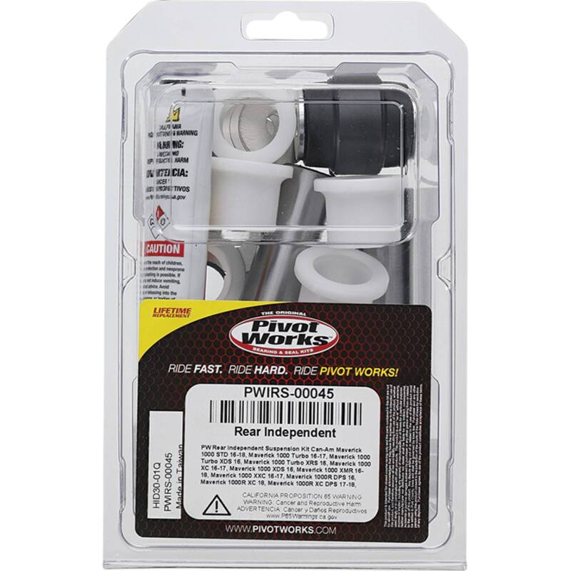 Pivot Works 2016 Can-Am Maverick 1000R DPS Rear Independent Suspension, 2 Kits Req. Per Veh Control Arms Pivot Works