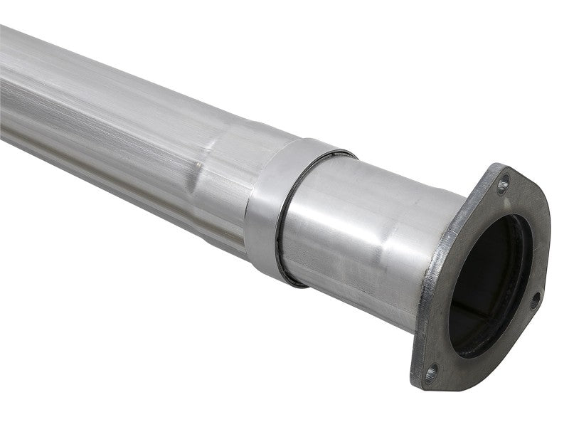 aFe Power 11-14 Ford F250/F350 6.7L Diesel Rebel XD 4in 409 SS DPF-Back Exhaust System - Black Tips DPF Back aFe