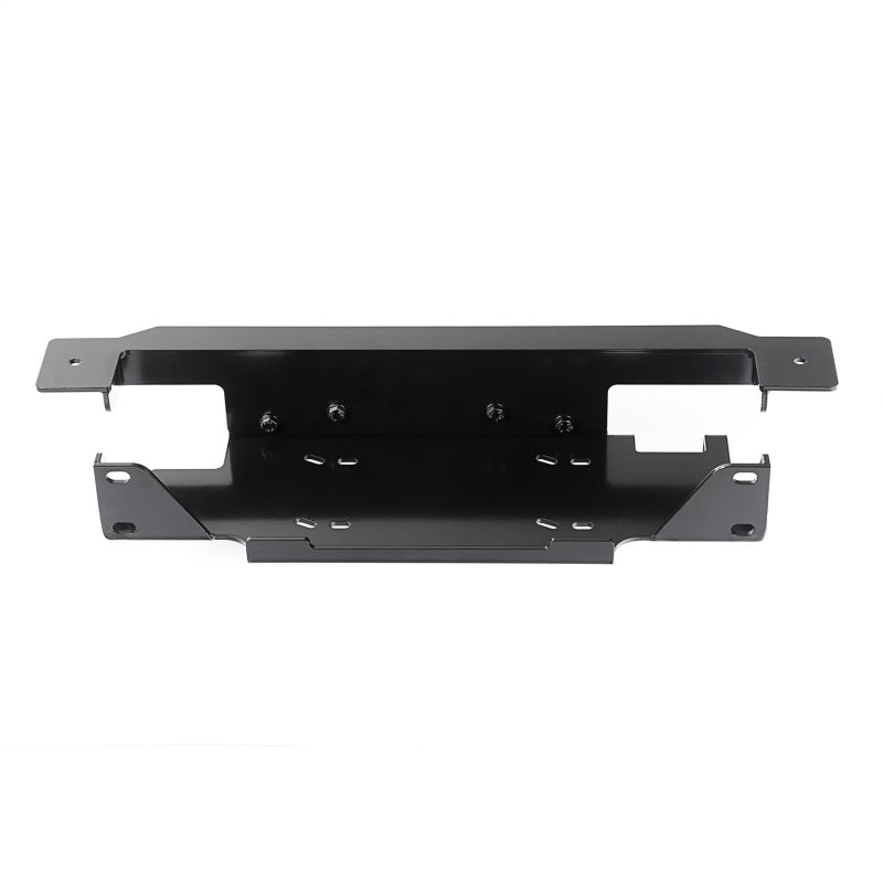 Rugged Ridge Winch Plate Stamped Bumper 13-18 Jeep Wrangler Winches Rugged Ridge