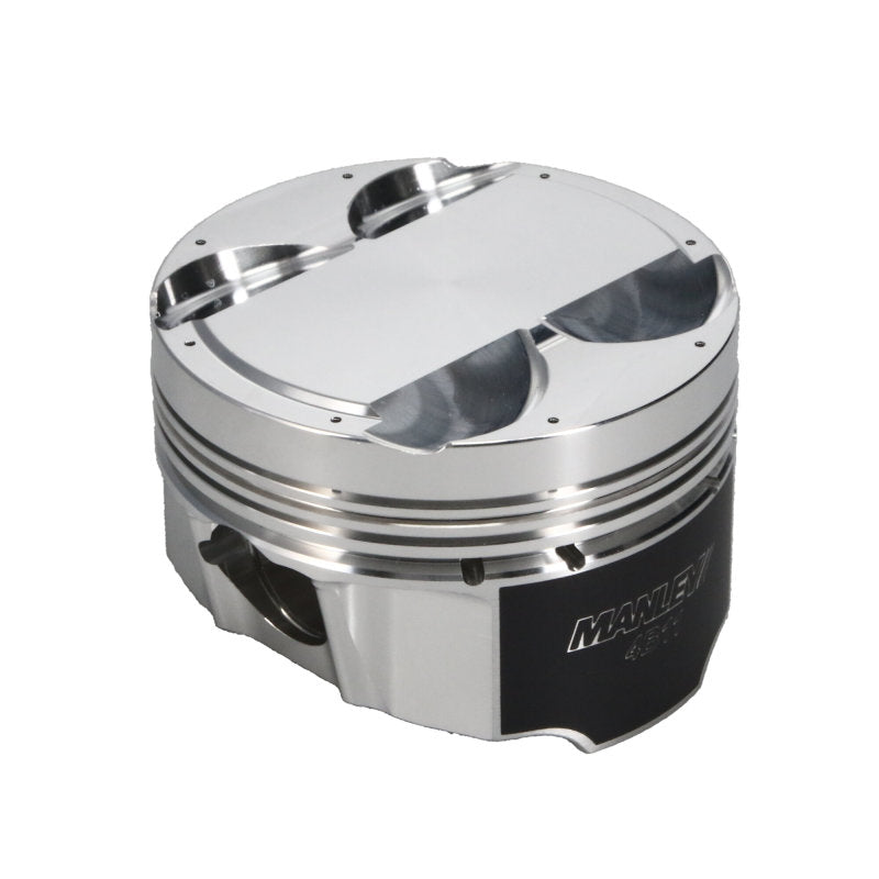 Manley Mitsubishi 4B11 86.5mm Bore 9.0:1 CR -5cc Dish Turbo Tuff Piston Set w/ Rings Piston Sets - Forged - 4cyl Manley Performance