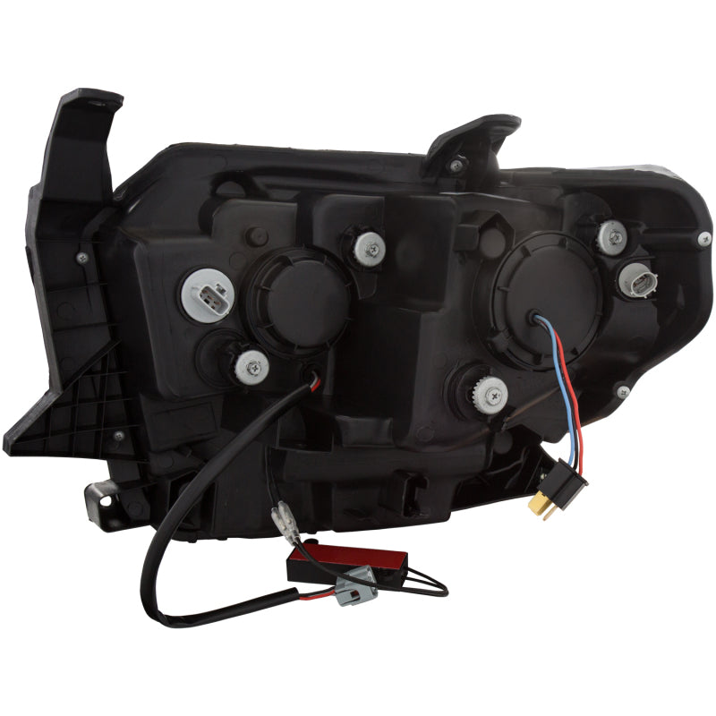 ANZO 2014-2015 Toyota Tundra Projector Headlights w/ U-Bar Chrome w/ DRL Headlights ANZO