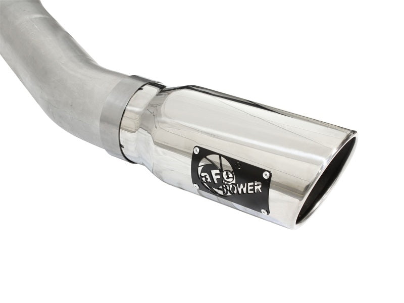 aFe MACHForce XP SS Exhaust 4in Cat-Back w/ Polish Tip 2015 Ford F-150 EcoBoost V6 2.7/3.5Ltt Catback aFe