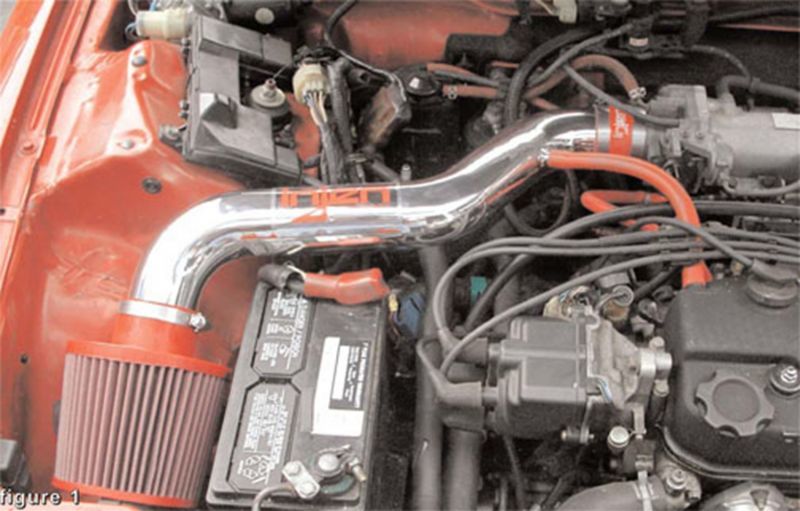 Injen 88-91 Civic Ex Si CRX Si Polished Short Ram Intake Cold Air Intakes Injen