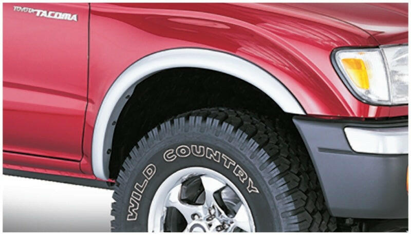 Bushwacker 95-04 Toyota Tacoma Fleetside OE Style Flares 4pc 74.5in Bed w/ 4WD Only - Black Fender Flares Bushwacker