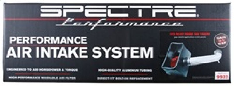 Spectre 03-08 Dodge RAM 1500/2500 V8-4.7/5.7L F/I Air Intake Kit - Clear Anodized w/Red Filter Cold Air Intakes Spectre