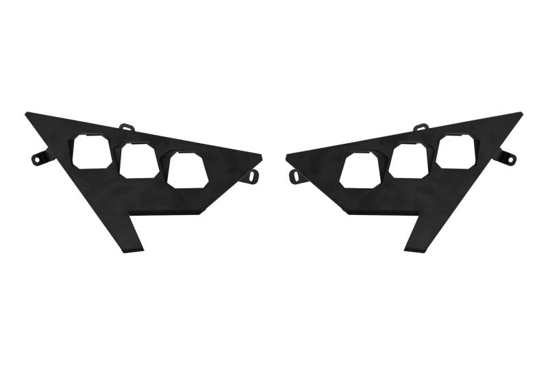 Diode Dynamics 20-Present Polaris RZR C1 Headlight Mounting Bracket Kit (Pair) Brackets Diode Dynamics