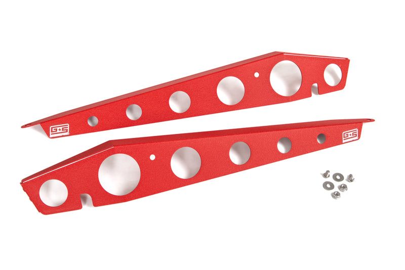 GrimmSpeed 2015+ Subaru WRX/STI Fender Shrouds - Red Exterior Trim GrimmSpeed