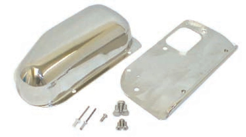 Rugged Ridge 76-86 Jeep CJ Stainless Steel Wiper Motor Cover Kit Exterior Trim Rugged Ridge