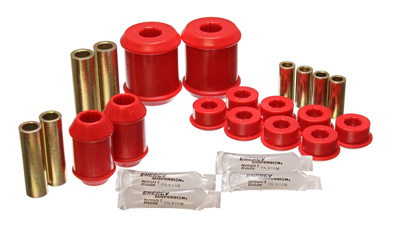 Energy Suspension 00-04 Mitsubishi Eclipse FWD Red Rear Control Arm Bushing Set Bushing Kits Energy Suspension