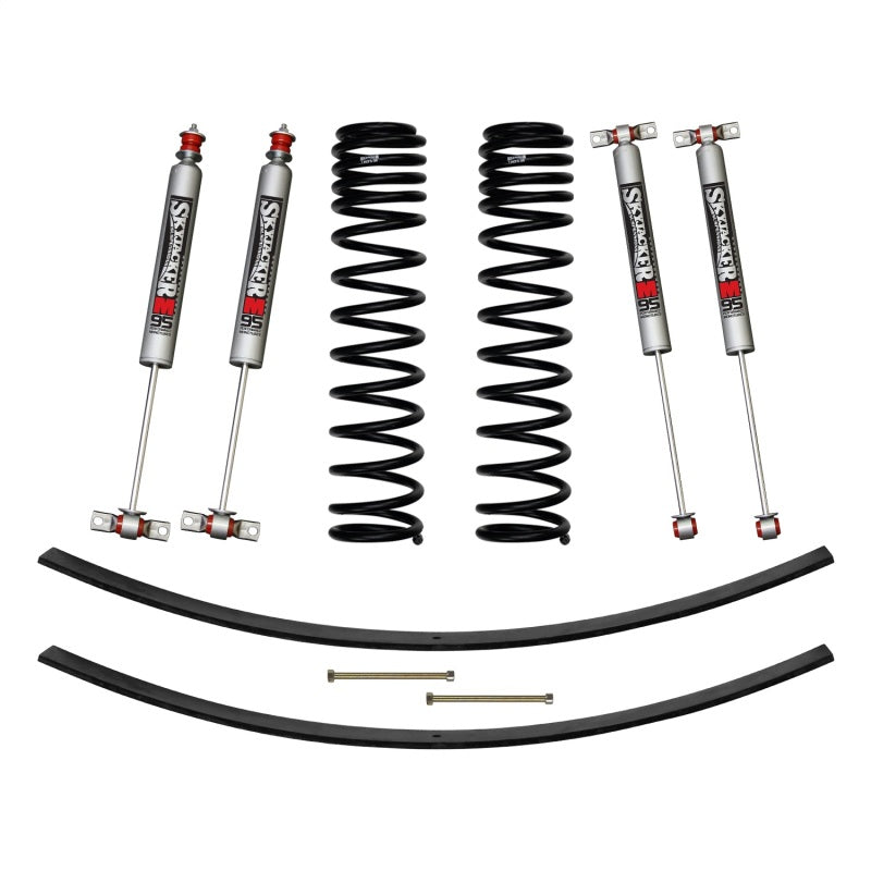 Skyjacker 84-01 XJ 3in FR DR Long Travel Coil Suspension Kit w/RR Add A Leafs/M95 Monotube Shocks Lift Kits Skyjacker