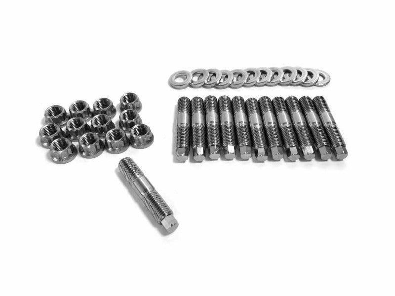 Fleece Performance 94-18 Dodge Cummins 2500-3500 Exhaust Manifold Stud Kit - 7mm External Hex Head Hardware Kits - Other Fleece Performance