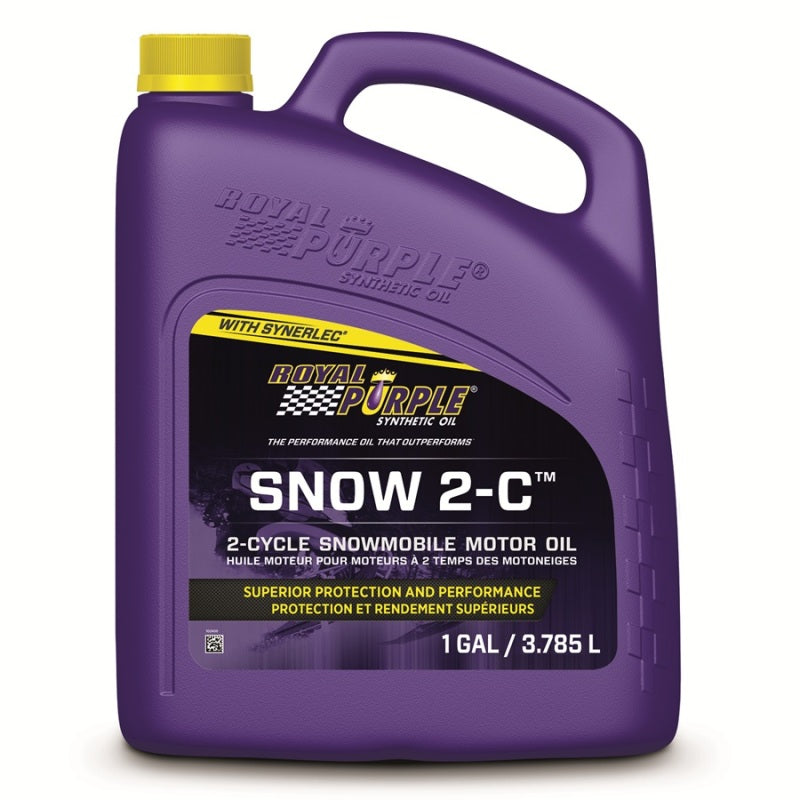 Royal Purple Snow 2-C Synthetic 2-Cycle Snowmobile Motor Oil - 1 Gallon Motor Oils Royal Purple