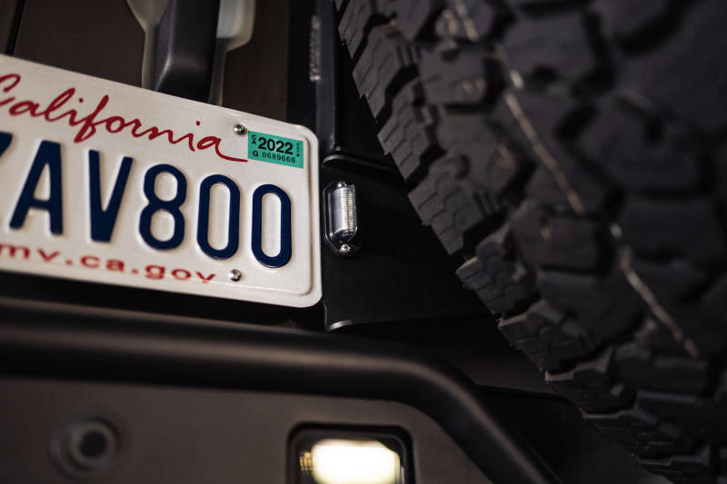 DV8 Offroad 21-23 Ford Bronco Rear License Plate Relocation Bracket License Plate Relocation DV8 Offroad