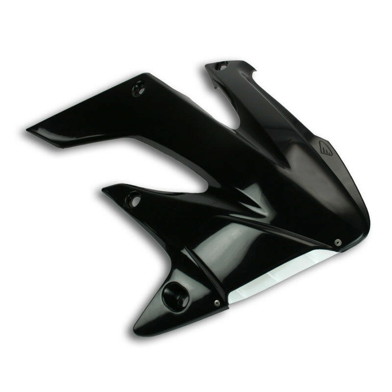 Cycra 04-09 Honda CRF250R Powerflow Radiator Shrouds - Black Plastics Cycra