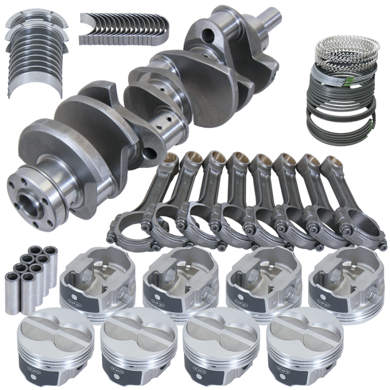 Eagle Ford 351W 4.000in Crank 6.200in I-Beam Rods -11cc Flat Top 4.030in Pistons Rotating Assembly Rotating Assemblies Eagle