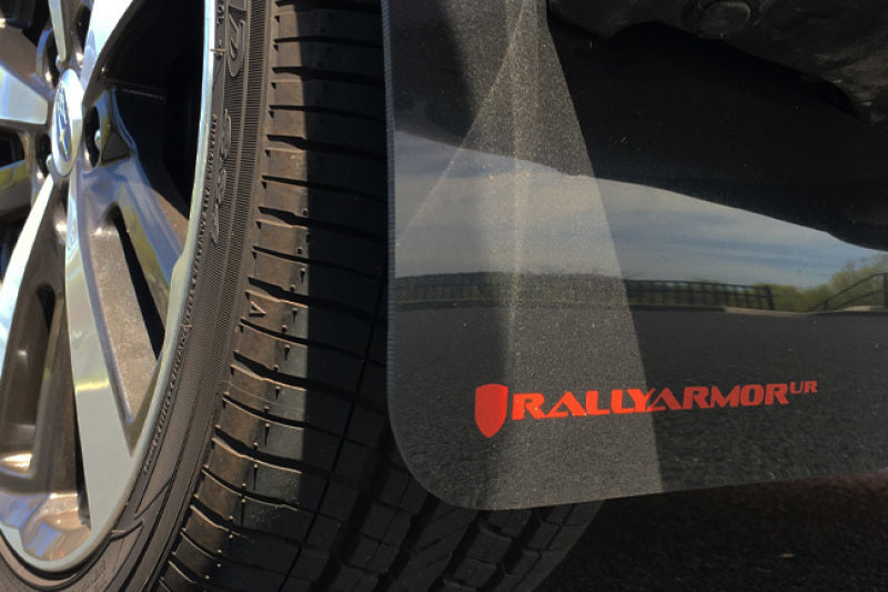 Rally Armor 17-23 Subaru Impreza 4D/5D Black UR Mud Flap w/Grey Logo Mud Flaps Rally Armor