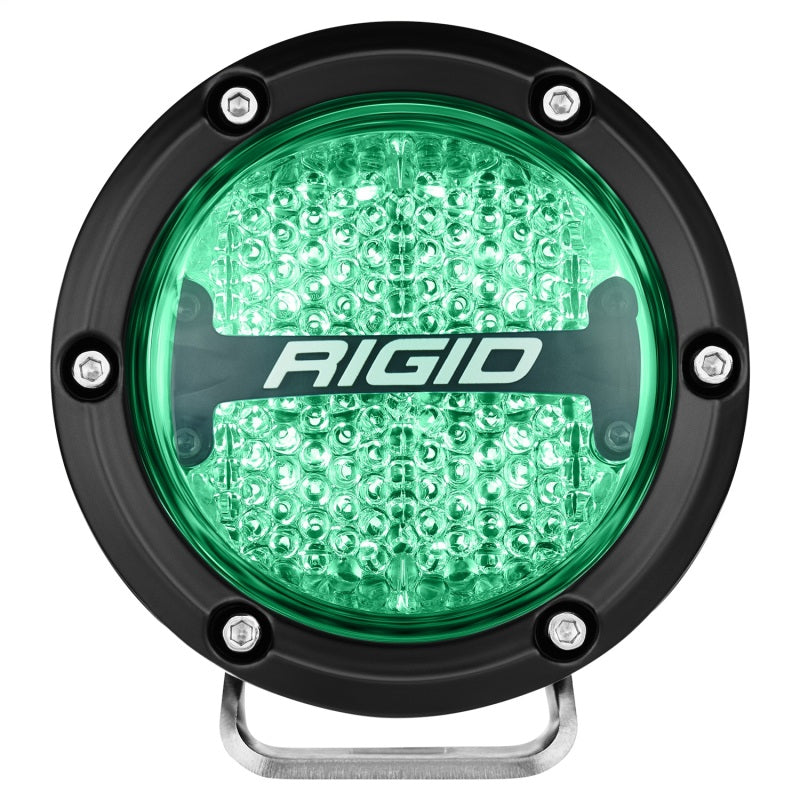 Rigid Industries 360-Series 4in LED Off-Road Diffused Beam - RGBW Backlight (Pair) Light Bars & Cubes Rigid Industries