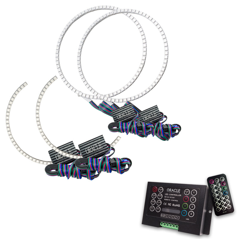 Oracle Toyota Tundra 14-17 Dual Halo Kit - ColorSHIFT w/ 2.0 Controller Headlights ORACLE Lighting