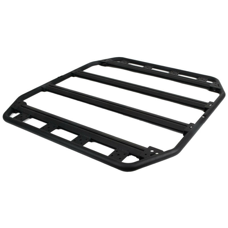 Go Rhino SRM300 Quad Overland Rail Kit (For 40x40in. Rack) - Tex. Blk (Rails ONLY - Req. Platform) Roof Baskets Go Rhino