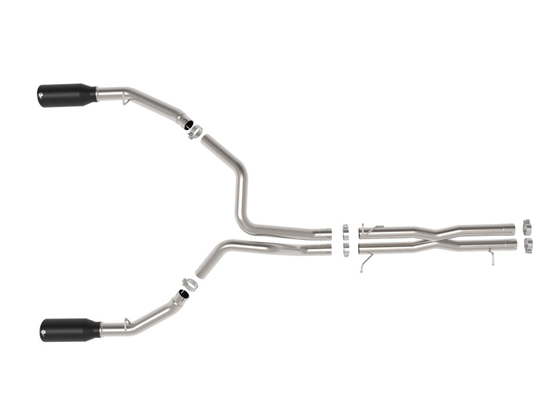 aFe 2025 Dodge RAM 1500 Vulcan Series 304 Stainless Steel Cat-Back Exhaust System w/ Black Tip Catback aFe