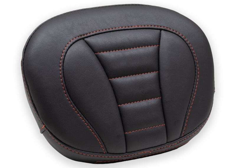 Mustang 08-21 Harley Rd King, 08-23 Street Glide Trike Sissy Bar Pad Deluxe(12 inch x 9 inch)- Black Sissy Bar Pads Mustang Motorcycle