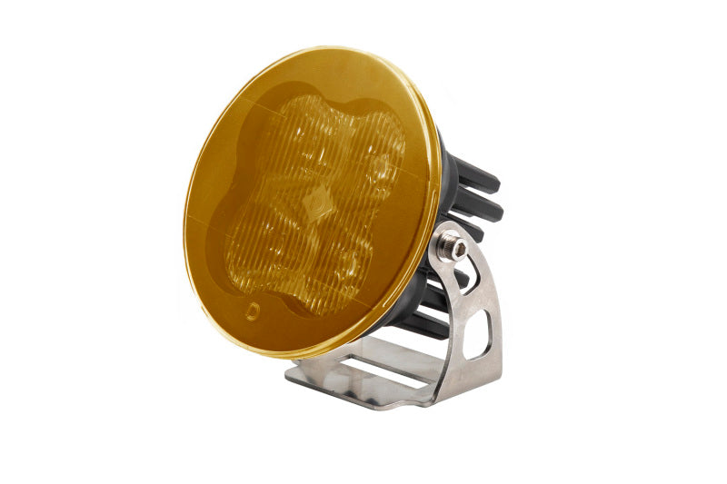 Diode Dynamics SS3 LED Pod Cover Round - Yellow Light Accessories and Wiring Diode Dynamics