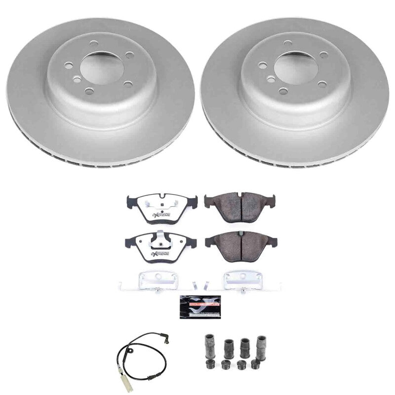 Power Stop 08-10 BMW 535i Front Z26 Coated Brake Kit Brake Kits - Performance D&S PowerStop