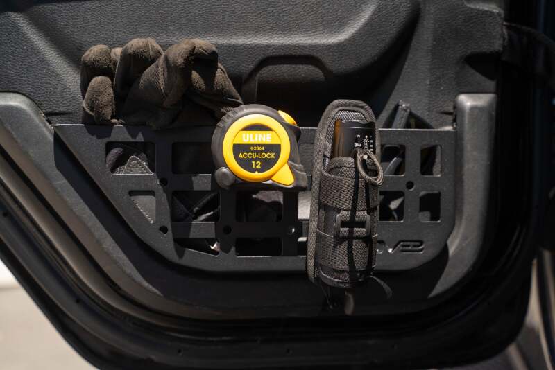 DV8 Offroad 2018+ Jeep Wrangler JL/Gladiator JT Slim Rear Door Molle Pockets Exterior Trim DV8 Offroad