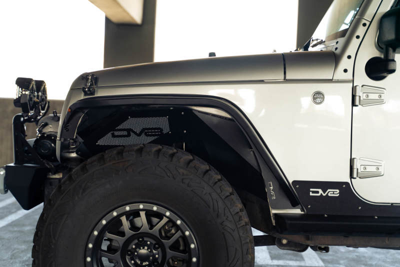 DV8 Offroad 07-18 Jeep Wrangler JK Slim Fender Flares Fenders DV8 Offroad