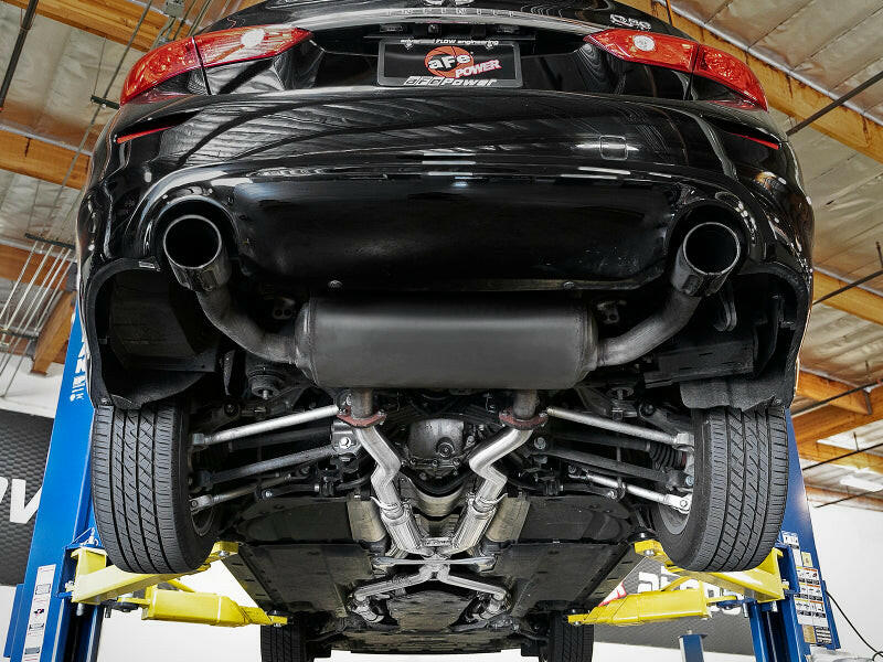 aFe Takeda 2.5in to 3in 304 SS Y-Pipe Exhaust System 16-18 Infiniti Q50/Q60 V6-3.0L (tt) X Pipes aFe
