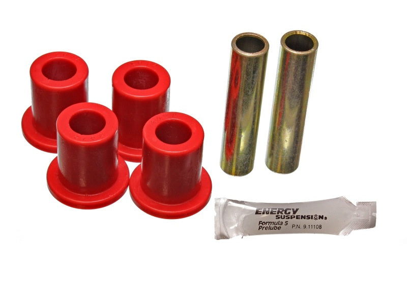 Energy Suspension Front Spring Shackle Only - Red Bushing Kits Energy Suspension
