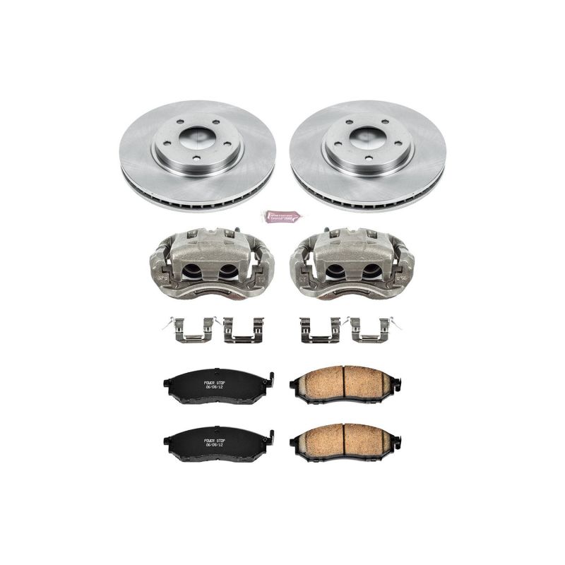 Power Stop 03-04 Infiniti M45 Front Autospecialty Brake Kit w/Calipers Brake Kits - OE PowerStop