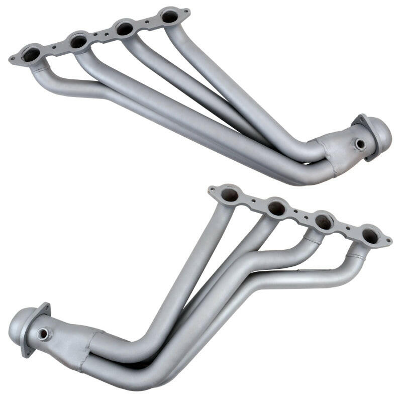 BBK 10-15 Camaro LS3 L99 Long Tube Exhaust Headers With Converters - 1-3/4 Chrome Headers & Manifolds BBK