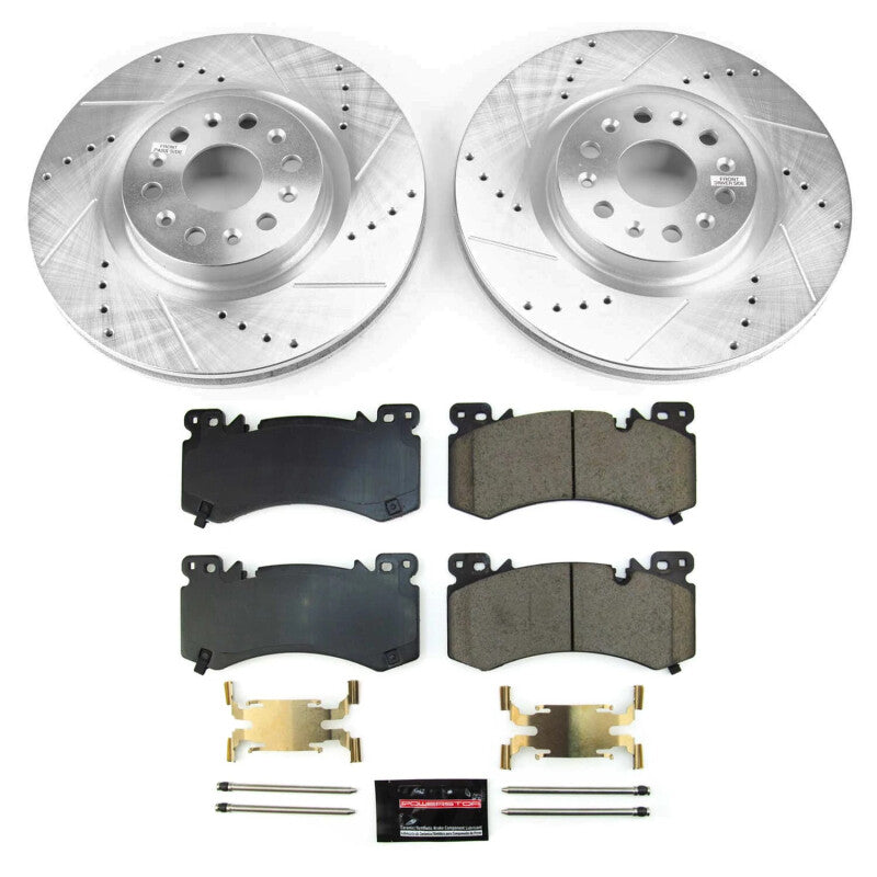 Power Stop 2022 Cadillac XT6 Front Z36 Truck & Tow Brake Kit Brake Kits - Performance D&S PowerStop