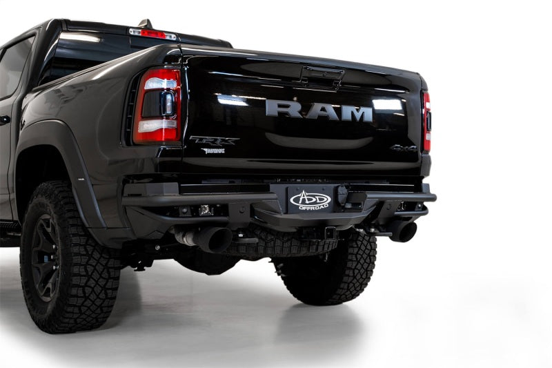 Addictive Desert Designs 2021 Dodge RAM 1500 TRX PRO Bolt-On Rear Bumper w/ Sensors Bumpers - Steel Addictive Desert Designs